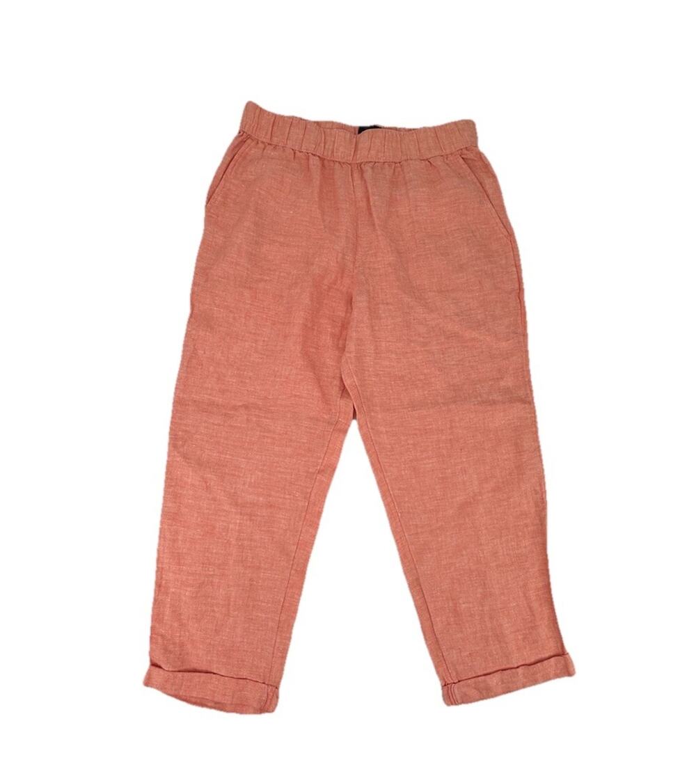 Rachel Roy Medium Women Pull On Linen Pants Pocket 25” Inseam Casual 44-12